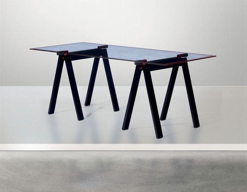 G. Aulenti, a mod. Gaetano table, Italy, 1973  - Auction Design - Cambi Casa d'Aste