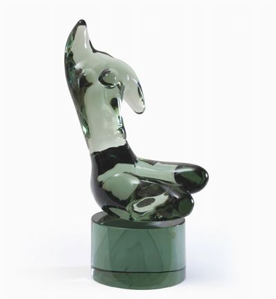 Angelo Seguso, Scultura in vetro di Murano (1980 ca.)
