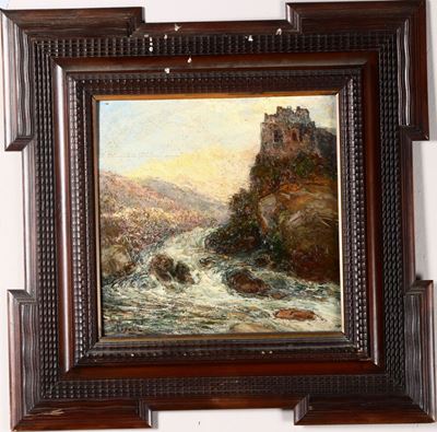 Andrea Figari (1858 - 1945)castello S. M. Maggiore e Torrente