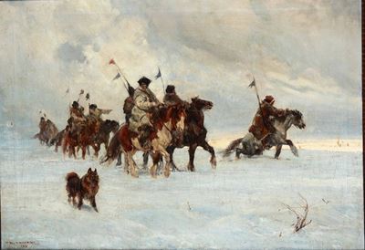 Alfredo Vaccari (1877 - 1933)cavalieri Kungusi, 1925