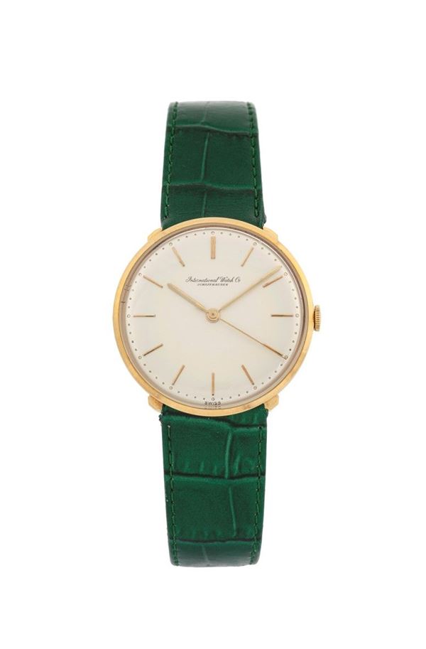 IWC - Yellow gold wristwatch, 1960 circa.
