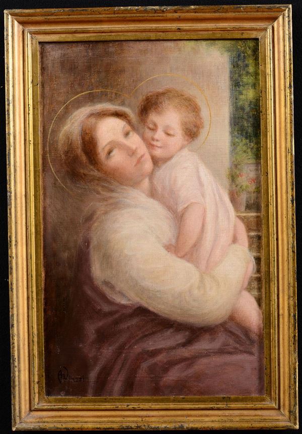 Alessandro Viazzi (1872-1956) Madonna con Bambino