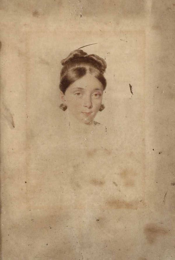 Pittore francese del XIX secolo Contessa D'Haussonville