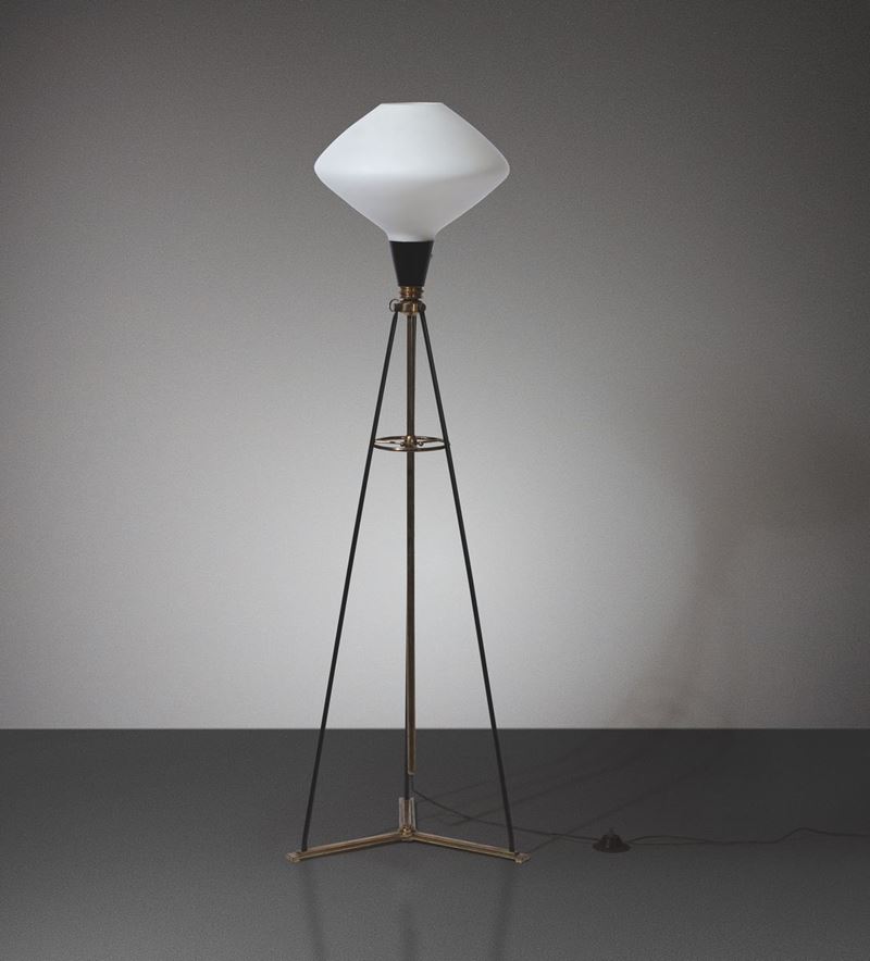 A floor lamp, Italy, 1950s  - Auction Design - Cambi Casa d'Aste