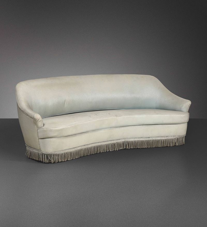 A curved sofa, Italy, 1950s  - Auction Design Lab - Cambi Casa d'Aste