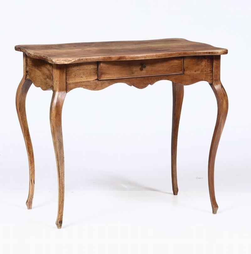 Tavolino rustico Luigi XV ad un cassetto, XVIII secolo  - Auction Furnitures, Paintings and Works of Art - Cambi Casa d'Aste