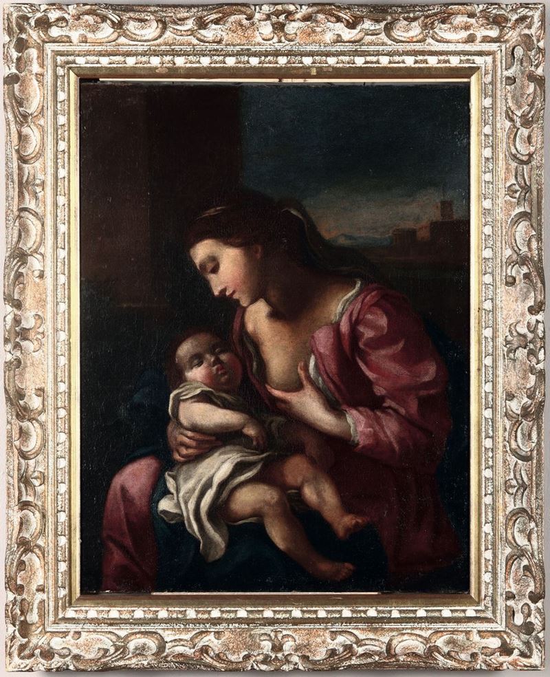 Scuola emiliana del XVII secolo Maternità  - Auction Fine Art - Cambi Casa d'Aste
