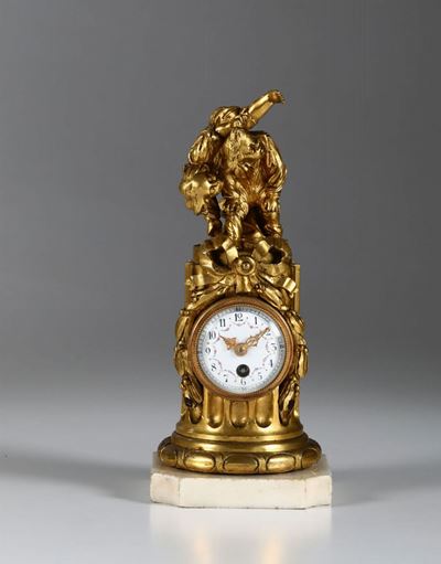 Pendoletta con Putti, Francia XIX Secolo