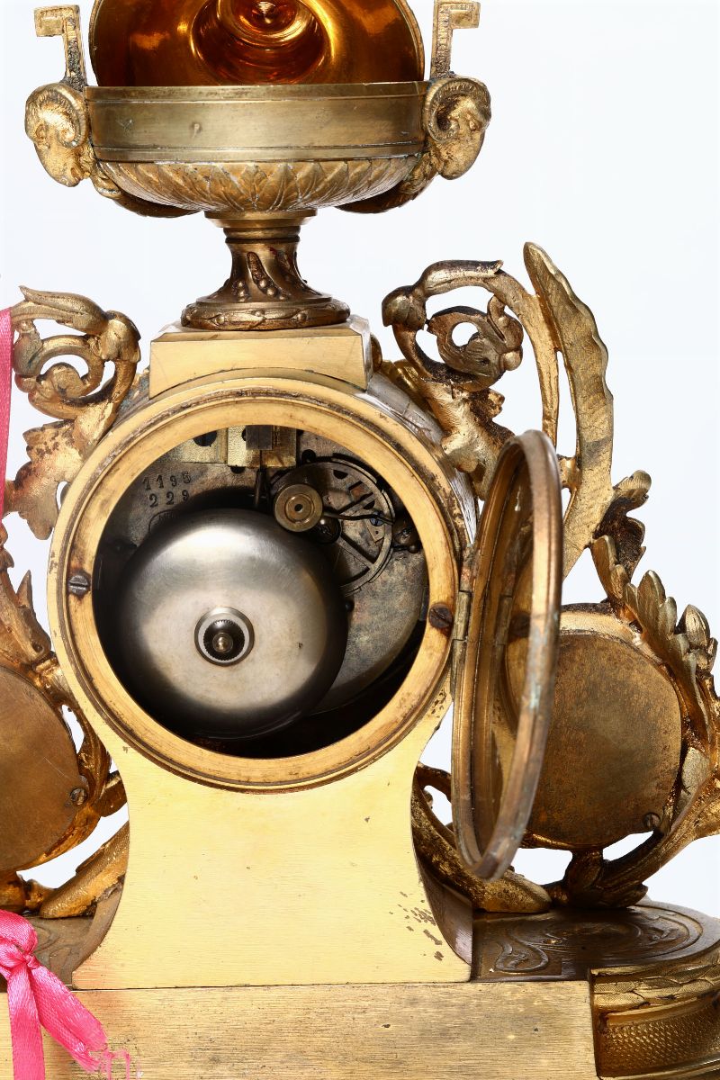 Pendola con Miniature, Francia XIX Secolo