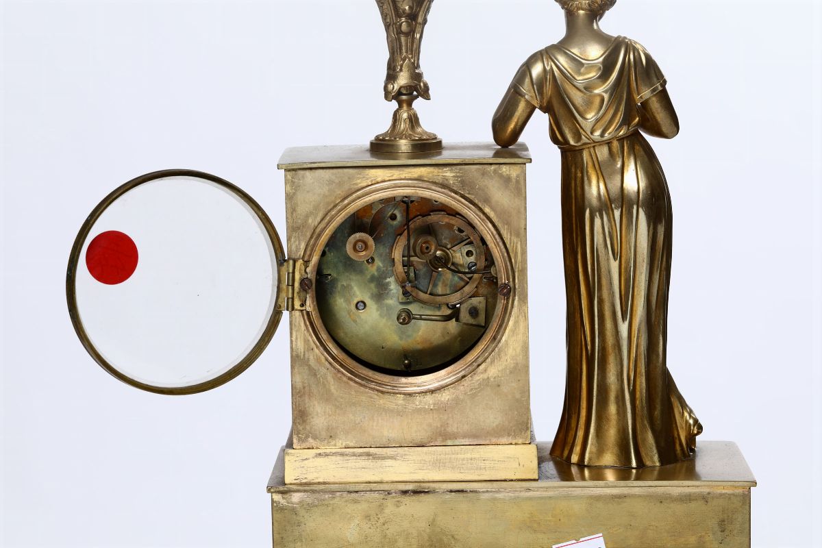 Pendola in Bronzo Dorato. Francia XIX Secolo