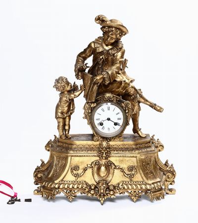 Pendola Figurata. Francia XIX Secolo