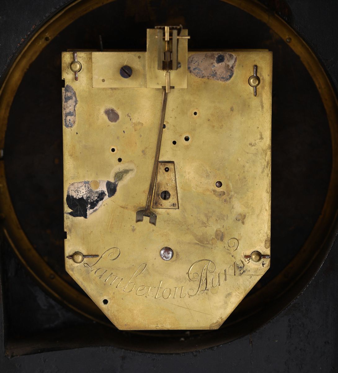 Pendola da Tavolo Ebanizzata, Lamberton a Paris, XVIII-XIX Secolo