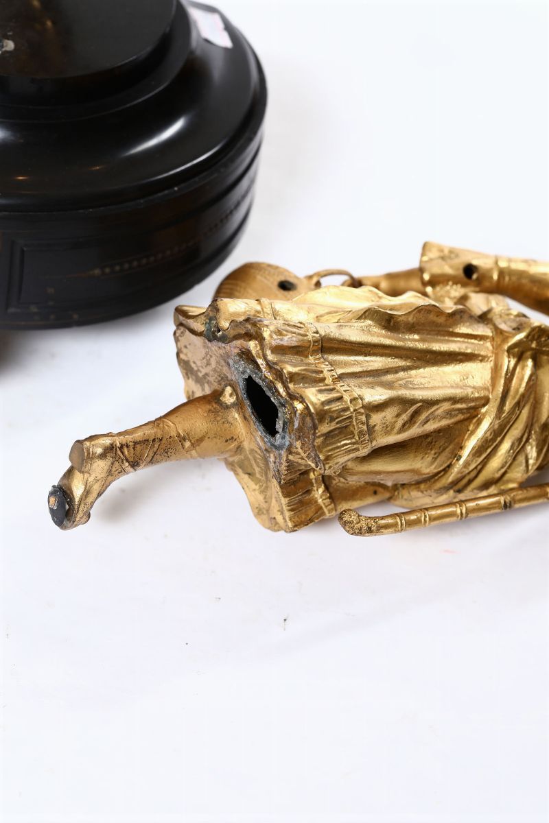 Pendola con Pescatorelli. Francia XIX Secolo