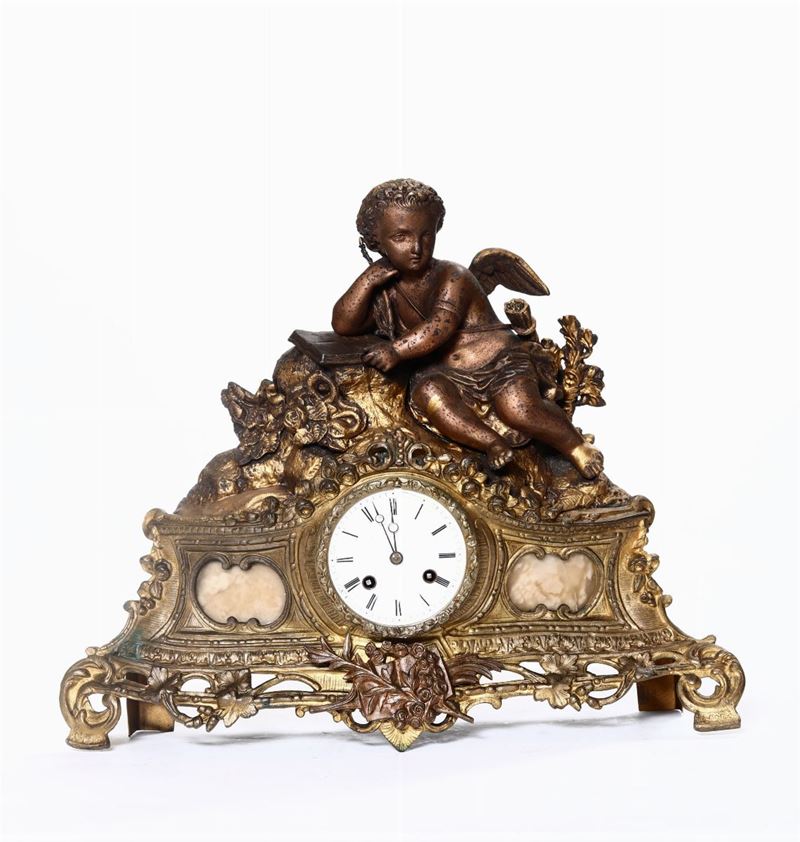 Pendola con Cupido. Francia XIX Secolo