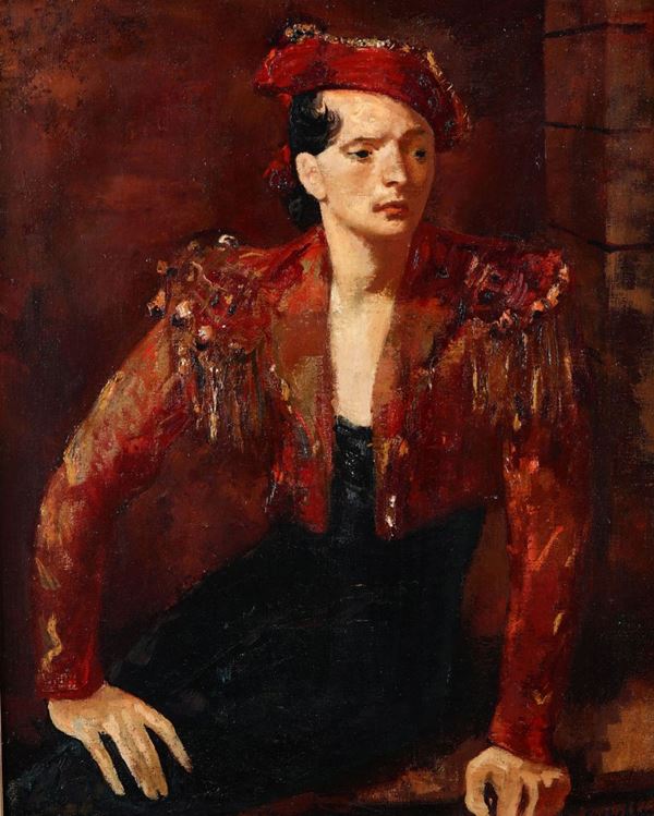 Luigi Corbellini (1901 - 1968) Ritratto di torero