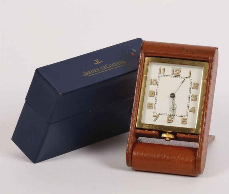 Jaeger LeCoultre. Orologio da tavolo, 8 giorni di carica  - Auction Watches | Timed Auction - Cambi Casa d'Aste
