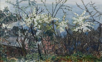 Oscar Saccorotti (roma 1898 - Recco 1986)paesaggio