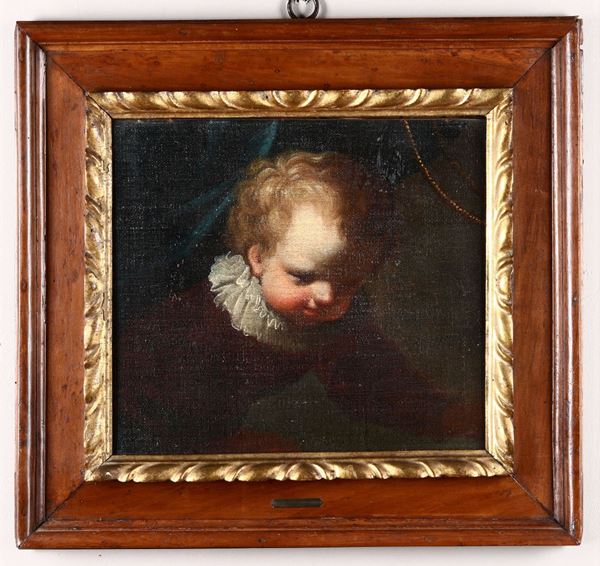 Scuola italiana del XVIII secolo Ritratto di bimbo
