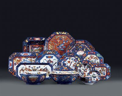 Servizio da Tavola Hermès Marqueterie De Pierres Dures D'orient Et D’occident Limoges, Verso la F...