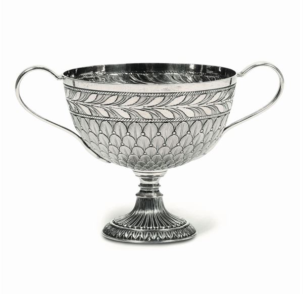A silver cup, Milan, 1900s