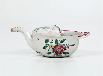 Tazza per Ammalati Lodi, Fabbrica di Antonio Ferretti, Fine del XVIII - Idizio del XIX Secolo