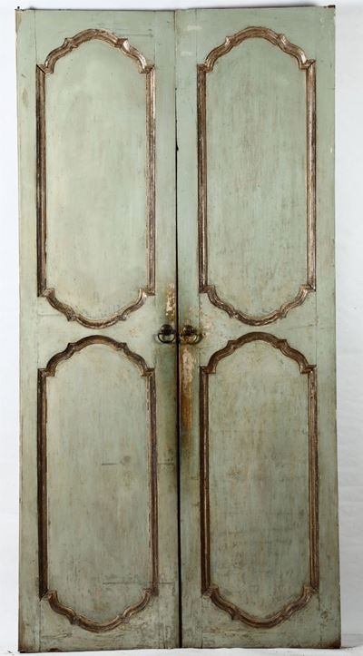 Quattro Ante Pannellate in Legno Dipinto