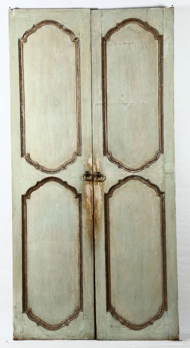 Quattro Ante Pannellate in Legno Dipinto