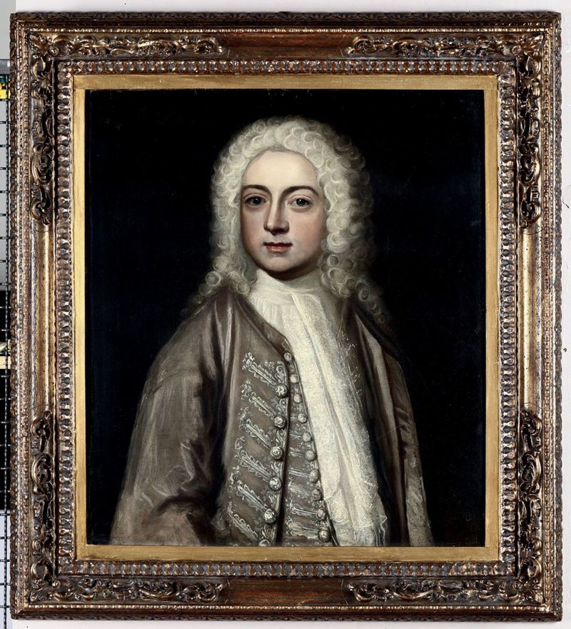 Scuola francese del XVIII secolo Ritratto di giovane nobile  - Auction Fine Art - Cambi Casa d'Aste