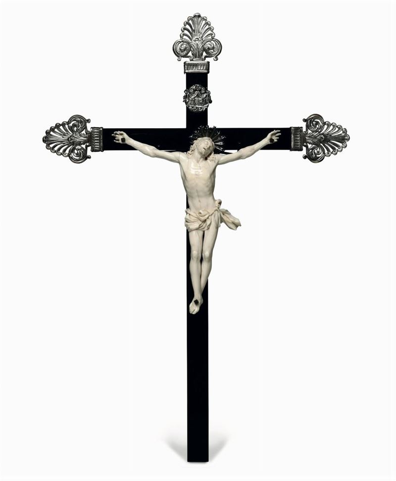 A meditation cross, Liguria, 17-1800s  - Auction Collectors' Silvers - I - Cambi Casa d'Aste