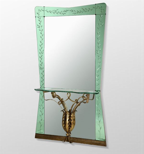 Cristal Art, a large mirror with table