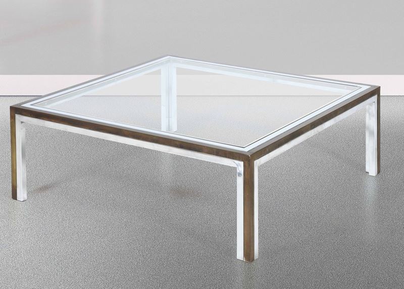 A W. Rizzo, low table, Italy, 1970s ca.  - Auction Design - Cambi Casa d'Aste