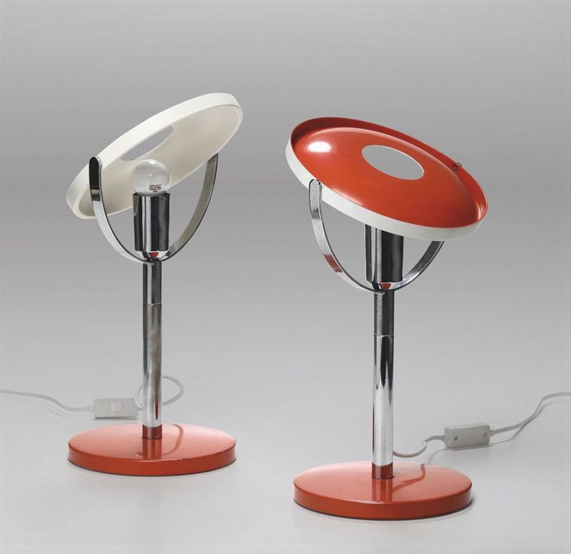 Two C. J. Jucker, table lamps, Italy, 1960s ca.  - Auction Design - Cambi Casa d'Aste