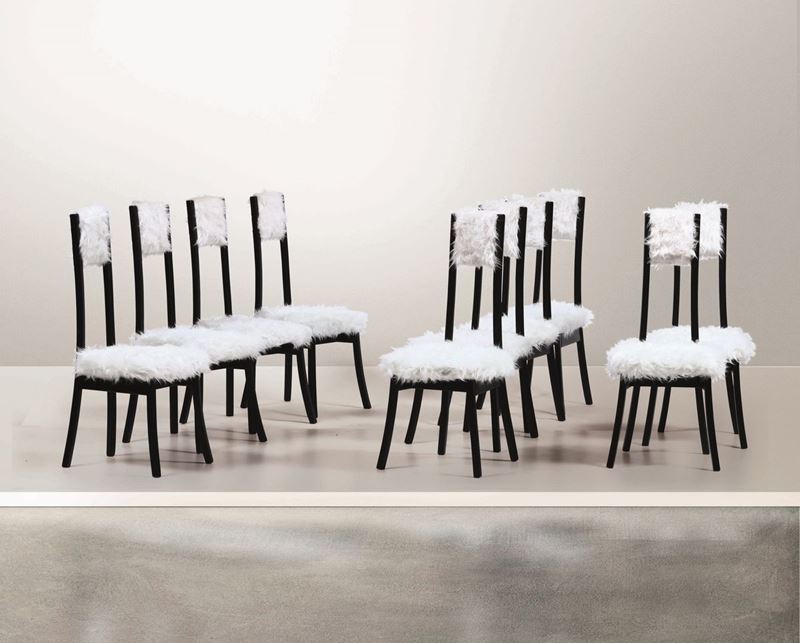 A. Mangiarotti, ten mod. Programma S11 chairs  - Auction Design Lab - Cambi Casa d'Aste