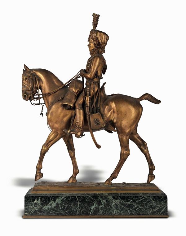 Pierre Nicolas Tourgueneff (1854-1912) Granatiere a cavallo, 1902