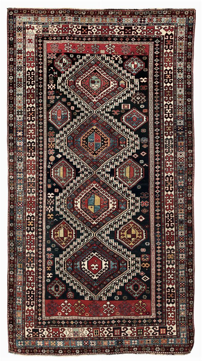 Tappeto Shirvan Kuba, Caucaso fine XIX secolo  - Auction antique rugs - Cambi Casa d'Aste