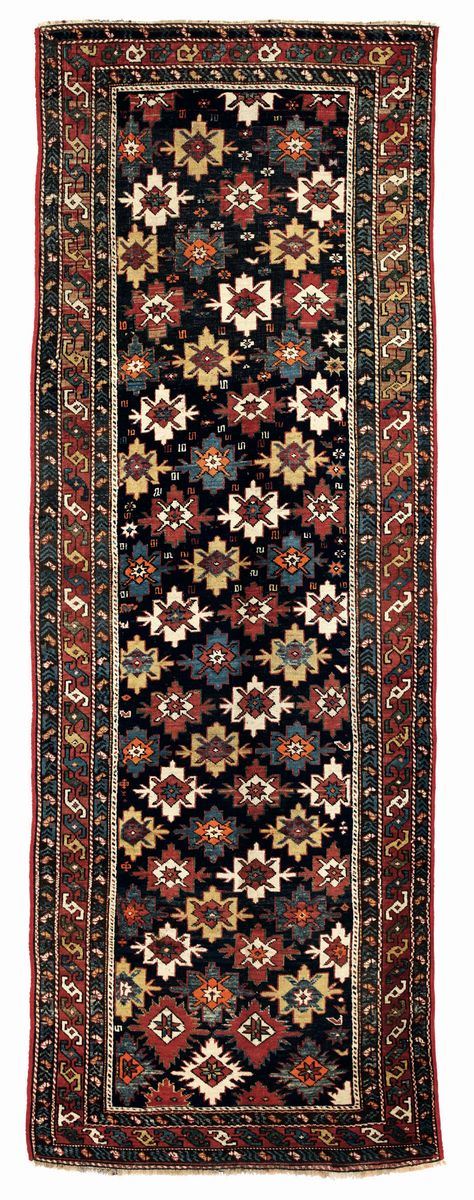 Tappeto Kazak, Caucaso fine XIX inizio XX secolo  - Auction antique rugs - Cambi Casa d'Aste