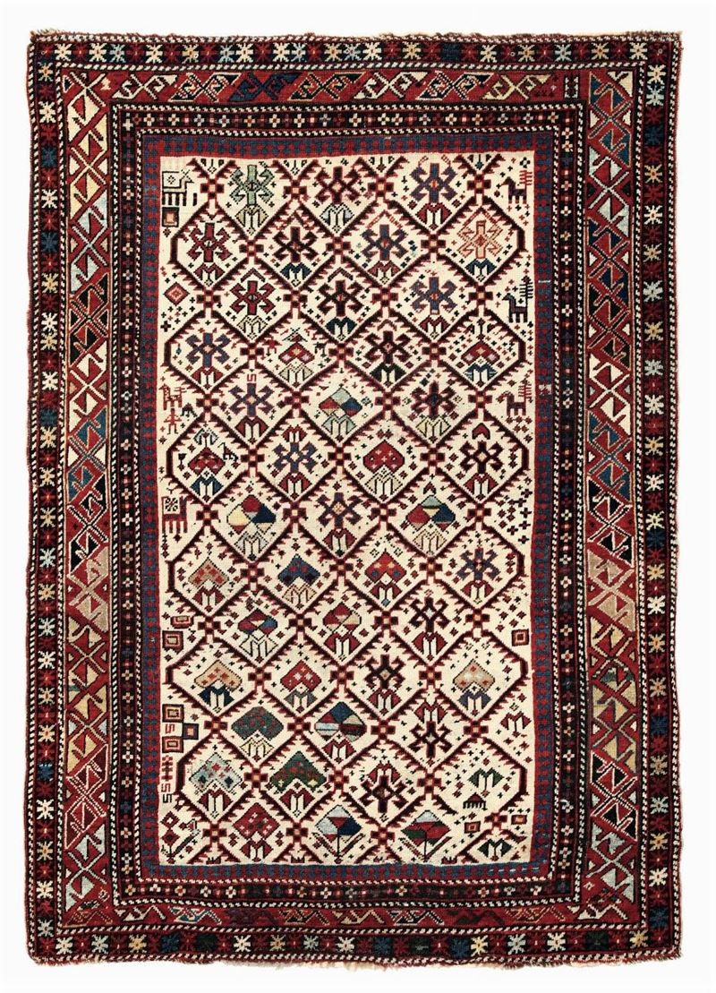 Tappeto Shirvan Daghestan, Caucaso fine XIX secolo  - Auction antique rugs - Cambi Casa d'Aste