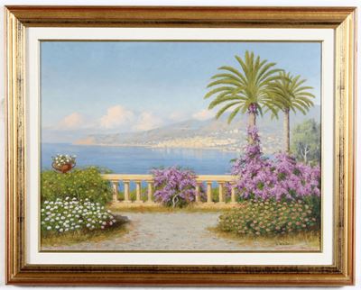 Wilhelm Welters (1881-1972)paesaggio Costiero