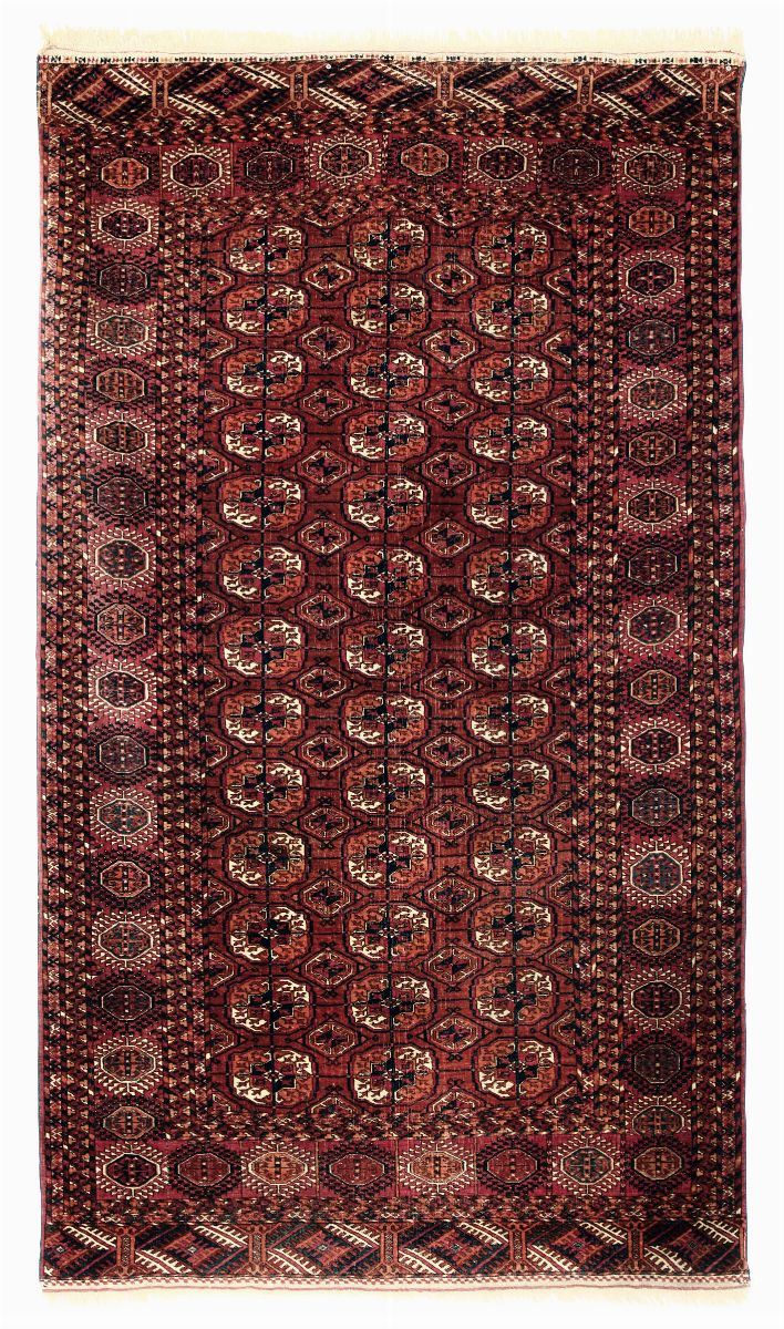 Tappeto Tekke, Turkestan occidentale  inizio XX secolo  - Auction Fine Art - Cambi Casa d'Aste