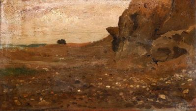 Federico Rossano (1835-1912)paesaggio