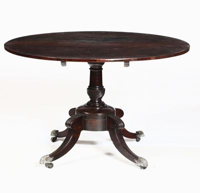 Tavolo Circolare e Quattro Sedie, Inghilterra XIX-XX Secolo