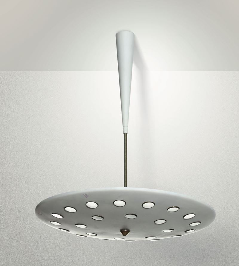 Lumen, a pendant lamp, Italy, 1950s  - Auction Design - Cambi Casa d'Aste