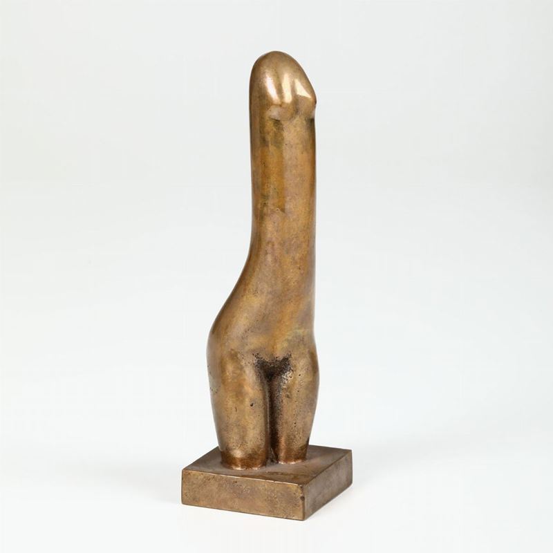 Scultura fallica in bronzo, XX secolo  - Auction 20th Century Arts - Cambi Casa d'Aste