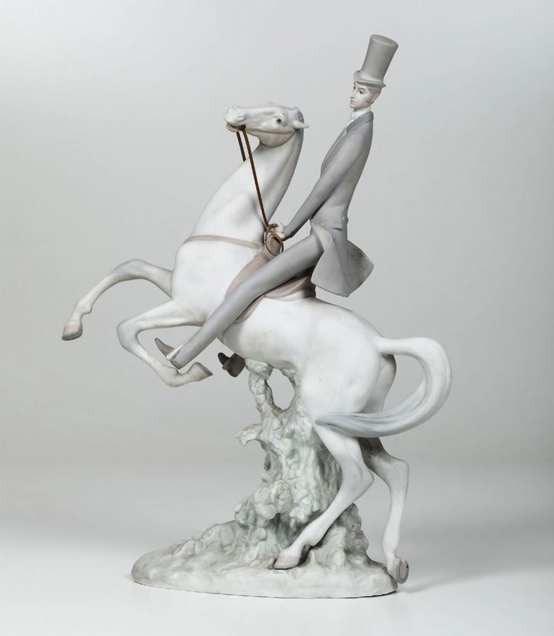 Anonimo del XX secolo Cavallo e cavaliere  - Auction 20th Century Arts - Cambi Casa d'Aste