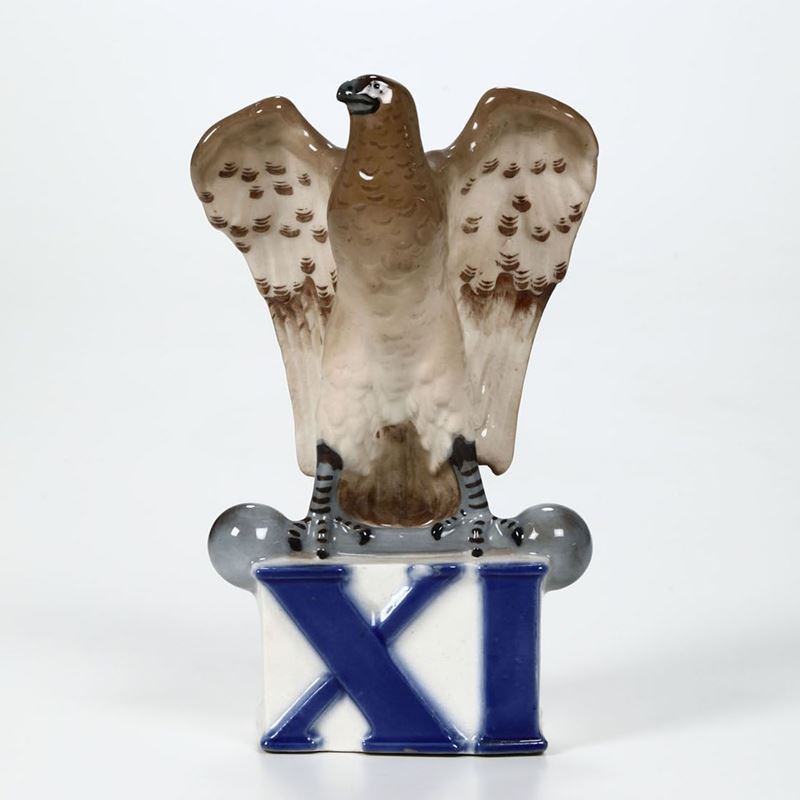 Aquila littoria in ceramica. XX secolo  - Auction 20th Century Arts - Cambi Casa d'Aste