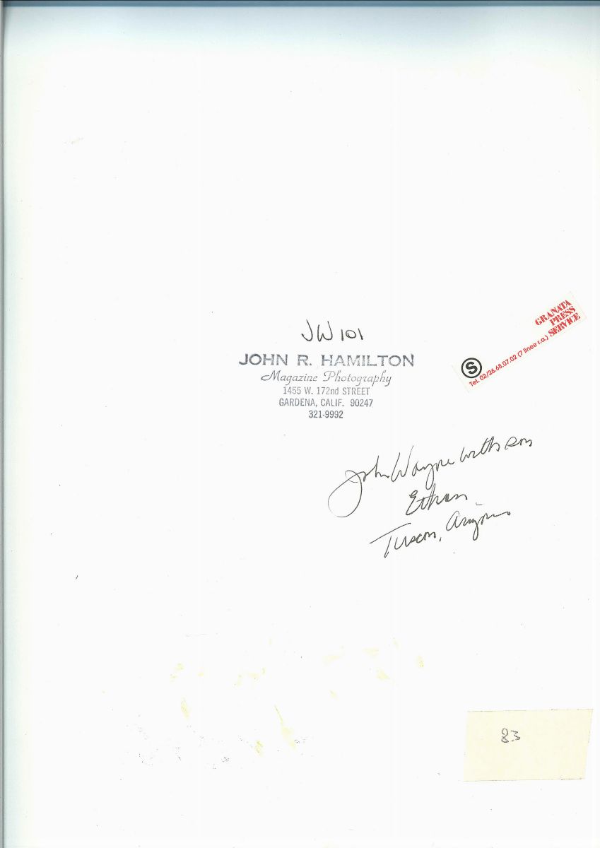John R. Hamiltonjohn Wayne