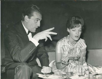Gian Colomboluchino Visconti e Romy Schneider