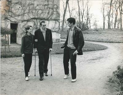 Uberto Guidottiromy Schneider, Luchino Visconti e Alain Delon
