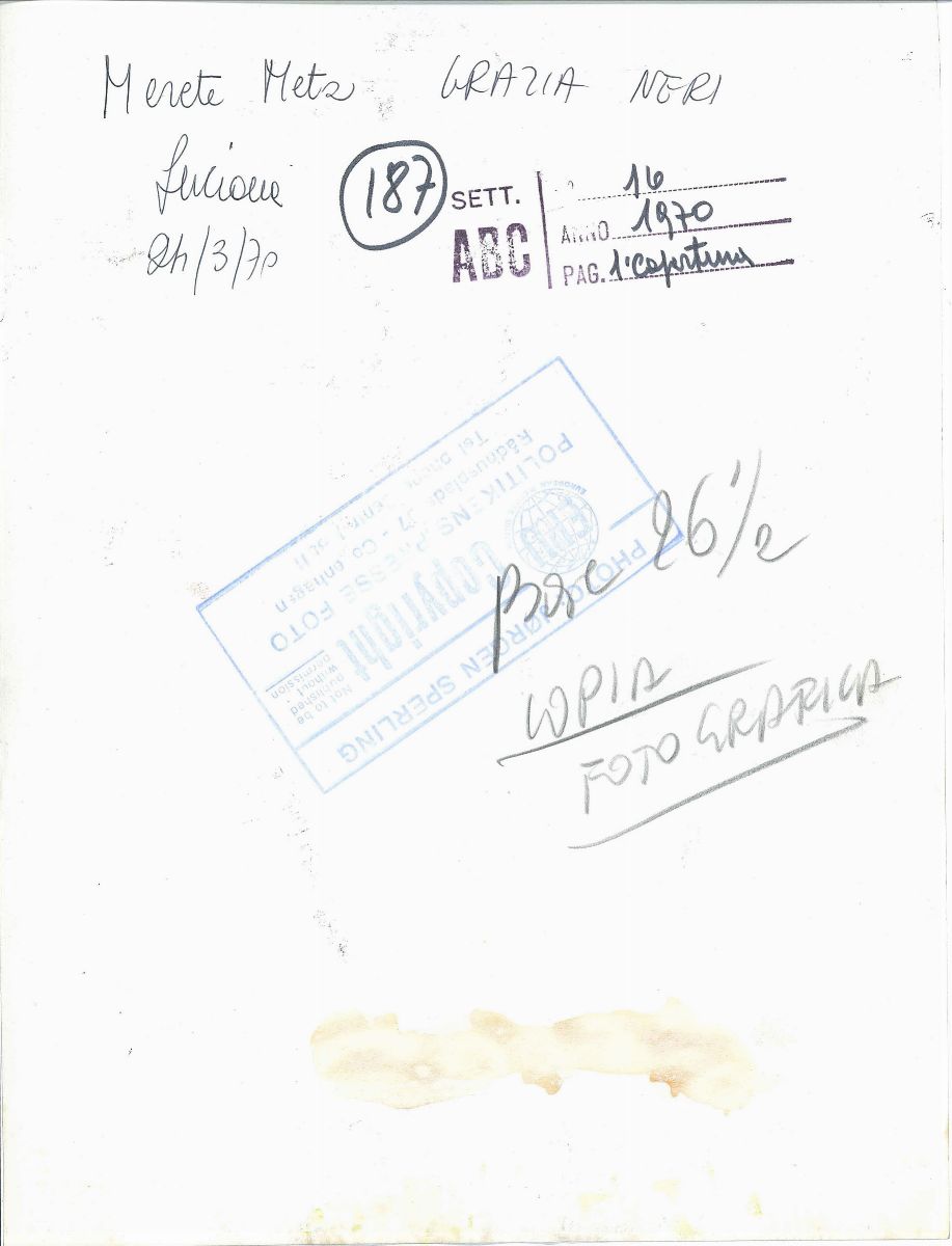 Jorgen Sperlingmerete Merz, 1970