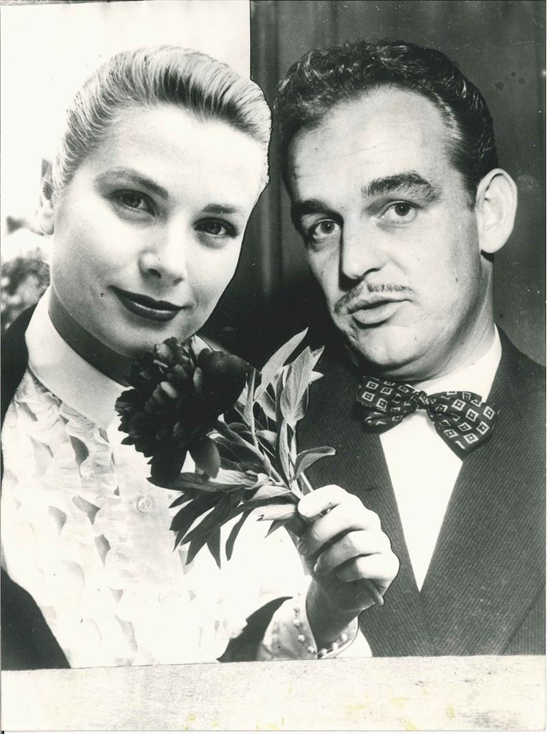 Il fidanzamento Grace - Ranieri, festival di Cannes, 1955  - Asta C'era una volta a Hollywood - Cambi Casa d'Aste